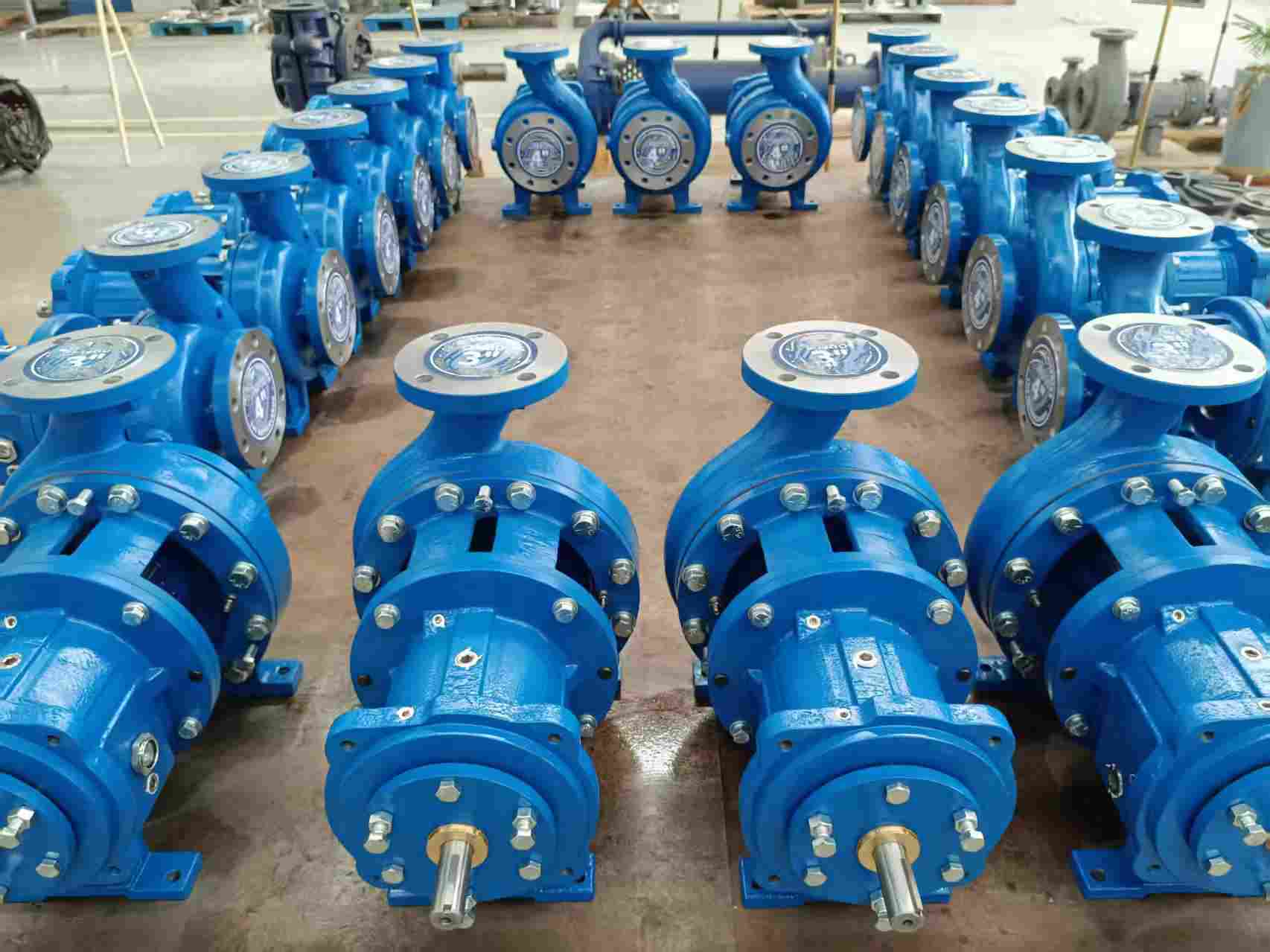 Úspěšná dodávka a nadcházející dodávka 20 čerpadel pro chemické procesy evropskému klientovi